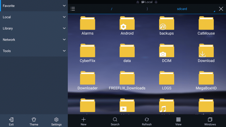 ES File Explorer Home