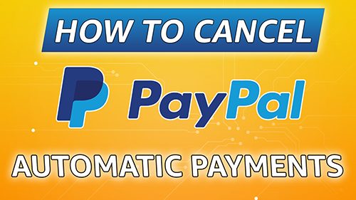 Paypal Cancel Autopay