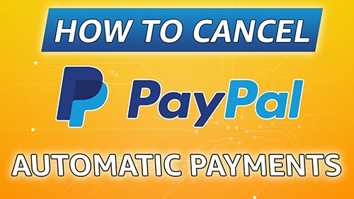 Paypal Cancel Autopay